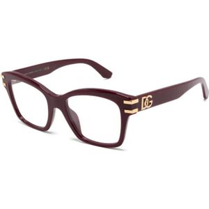 Dolce & Gabbana - DG3419 - Optische Monturen - Rood - Acetaat