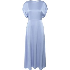 InWear - Dakari - Jurk - Hemelsblauw - Gerecycled Materiaal - Maxi Lengte