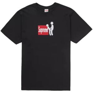 Supreme, Heren, Tops, Zwart, Maat: M Katoen,