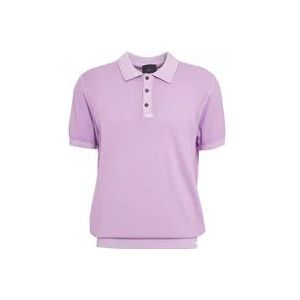 Peuterey Paarse T-shirt Ss24 , Purple , Heren , Maat: S