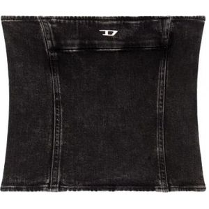 Diesel, Heren, Tops, Zwart, Maat: XS Denim,