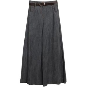 H2O, Dames, Broeken, Grijs, Maat: S Denim,