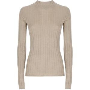 Brunello Cucinelli, Dames, Truien, Beige, Maat: M Kasjmier,