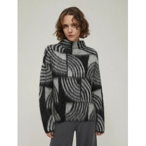 Pennyblack, Dames, Truien, Grijs, Maat: S Mohair,