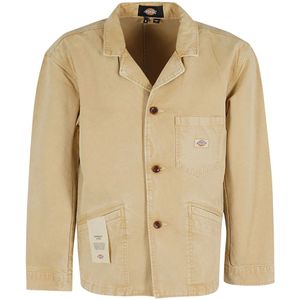 Dickies, Heren, Jassen, Beige, Maat: M Katoen,