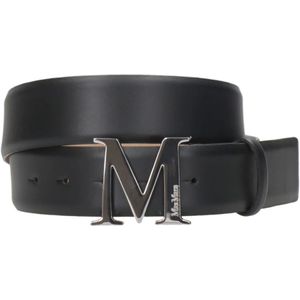 Max Mara, Dames, Accessoires, Zwart, Maat: L Leer,