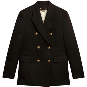 Golden Goose, Dames, Jassen, Zwart, Maat: 3XS Wol,