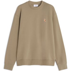 Maison Kitsuné, Heren, Sweatshirts & Hoodies, Beige, Maat: M Fleece,