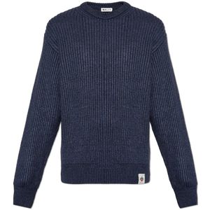 Bally, Heren, Truien, Blauw, Maat: M Zijde,