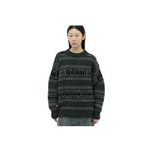 Ganni Truien , Black , Dames , Maat: XS