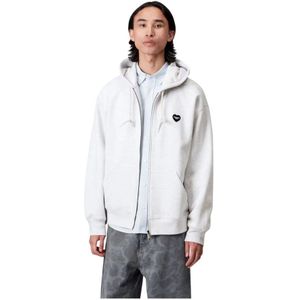 Carhartt Wip, Heren, Sweatshirts & Hoodies, Grijs, Maat: M Katoen,