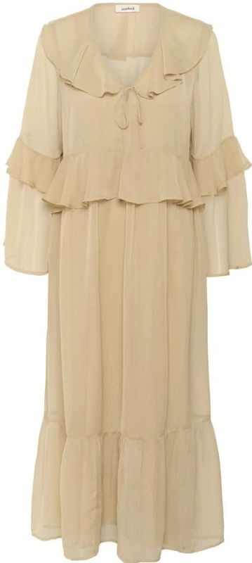 Soaked in Luxury - Jatessan - Lange Jurk - Zandkleur