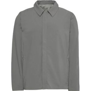 Calvin Klein, Heren, Overhemden, Grijs, Maat: S Poliester,