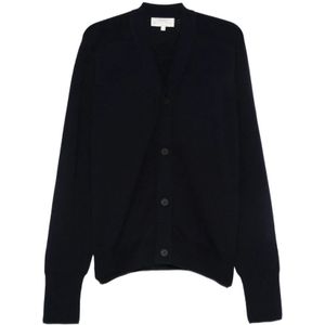 Studio Nicholson, Heren, Truien, Blauw, Maat: S Wol,