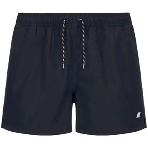 K-Way, Heren, Badkleding, Blauw, Maat: 2XL Poliester,