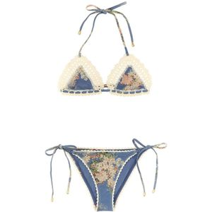Zimmermann, Dames, Badkleding, Blauw, Maat: M Polyamide,