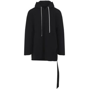 Rick Owens, Heren, Sweatshirts & Hoodies, Zwart, Maat: S Katoen,