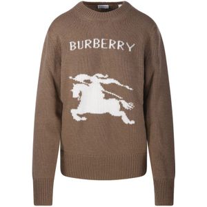 Burberry, Dames, Truien, Bruin, Maat: M