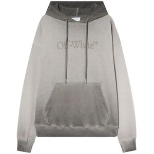 Off White, Heren, Sweatshirts & Hoodies, Grijs, Maat: S