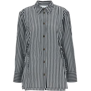 Ganni, Dames, Blouses & Shirts, Veelkleurig, Maat: XS Katoen,