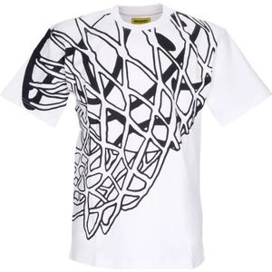 Market, Heren, Tops, Wit, Maat: S Katoen,