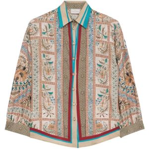 Pierre-Louis Mascia, Dames, Blouses & Shirts, Veelkleurig, Maat: L Zijde,