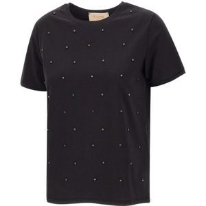 Kaos, Dames, Tops, Zwart, Maat: L Katoen,