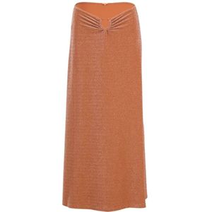 Johanna Ortiz, Dames, Rokken, Oranje, Maat: M Nylon,
