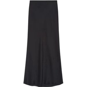 Anine Bing, Dames, Rokken, Zwart, Maat: M Zijde,