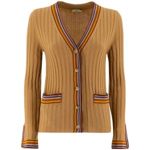 Etro, Dames, Truien, Beige, Maat: M Wol,