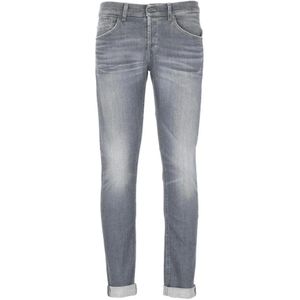 Dondup - Jeans - Zwart - Slim-fit - Katoen