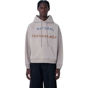 Story mfg., Heren, Sweatshirts & Hoodies, Grijs, Maat: S Katoen,