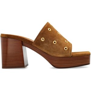 Gianvito Rossi, Dames, Schoenen, Bruin, Maat: 40 EU Suède,