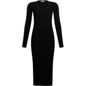 Liu Jo, Dames, Jurken, Zwart, Maat: XS