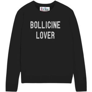 MC2 Saint Barth, Dames, Sweatshirts & Hoodies, Zwart, Maat: XS Kasjmier,