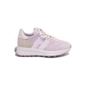 Hogan Multicolor Sneakers voor Trendy Vrouwen , Pink , Dames , Maat: 38 EU