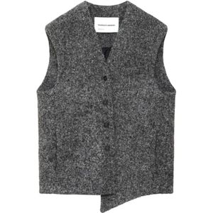 Margaux Lonnberg, Dames, Jassen, Grijs, Maat: XS Wol,
