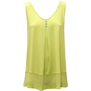 Joseph Ribkoff, Dames, Tops, Groen, Maat: 2XS Spandex,