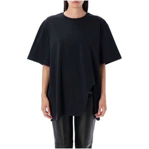 The Attico, Dames, Tops, Zwart, Maat: XS Katoen,