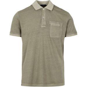 Fay, Heren, Tops, Groen, Maat: S Katoen,