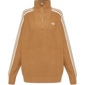 Adidas Originals, Dames, Truien, Beige, Maat: S Katoen,