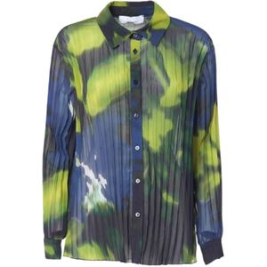 Kaos, Dames, Blouses & Shirts, Veelkleurig, Maat: M Synthetisch,