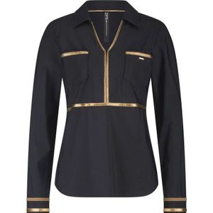 Zip73 - W25/229/03/014 - Top - Zwart - Lange Mouw