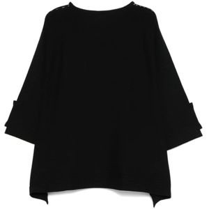 Issey Miyake, Dames, Jurken, Zwart, Maat: M