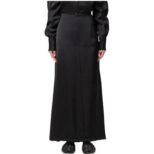 Fabiana Filippi, Dames, Rokken, Zwart, Maat: S Satijn,