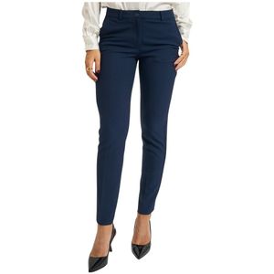 Silvian Heach, Dames, Broeken, Blauw, Maat: XS Leer,