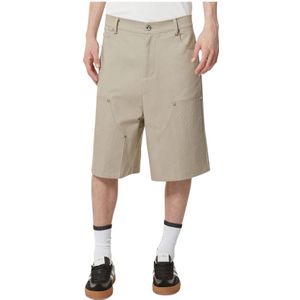 Richmond, Heren, Korte broeken, Beige, Maat: S Katoen,