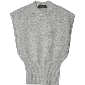 Gaëlle Paris, Dames, Truien, Grijs, Maat: XS Viscose,