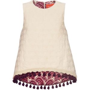 La DoubleJ, Dames, Tops, Beige, Maat: L Katoen,