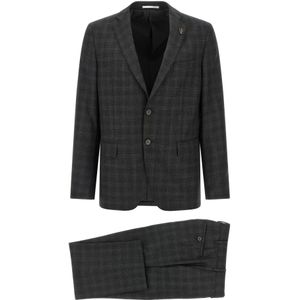 Pal Zileri, Heren, Pakken, Grijs, Maat: 3XL Wol,